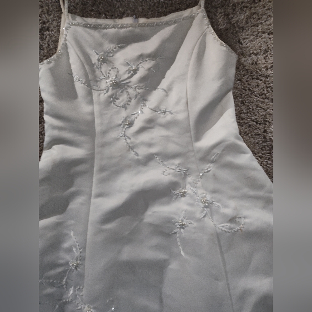 White gown